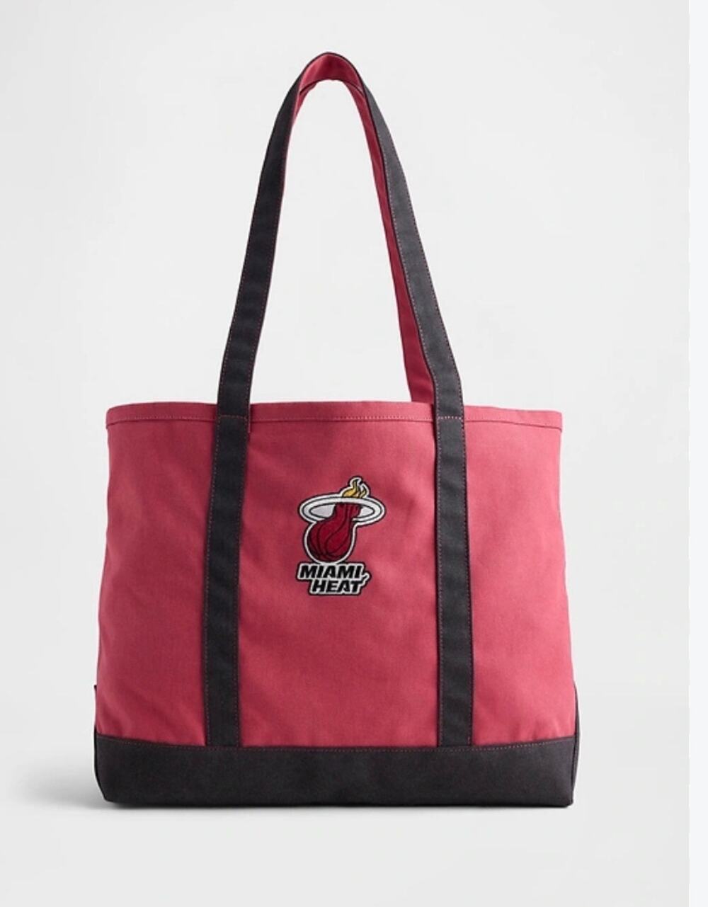 NWT: Gap x NBA Miami Heat Logo Canvas Tote Bag